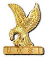 Pin adler gold